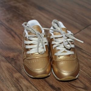 24k Gold Classic Reeboks